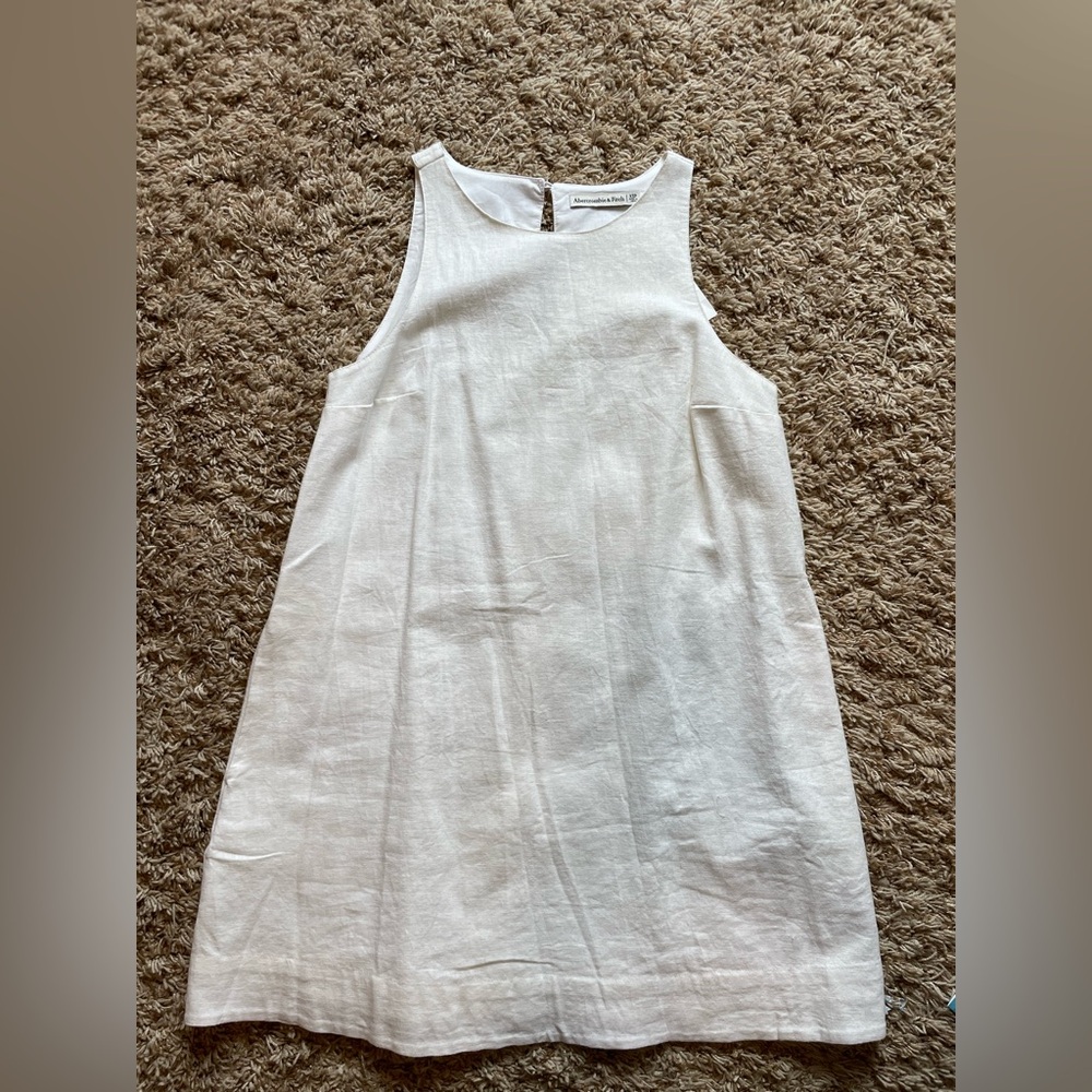 Abercrombie White Linen Dress